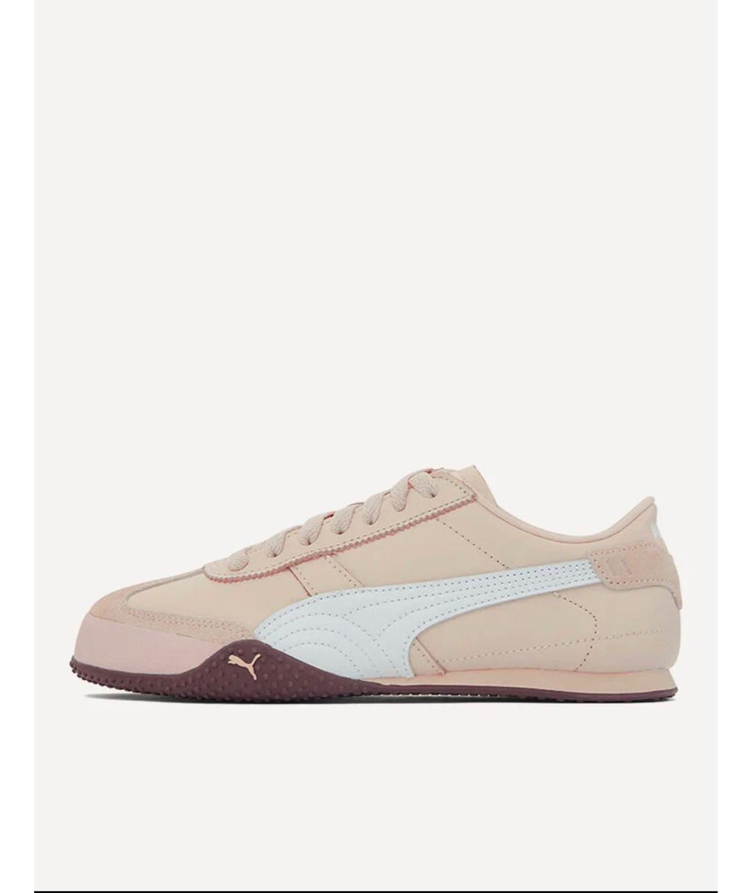 PUMA Розовые кеды из искусственной кожи, фото 5
