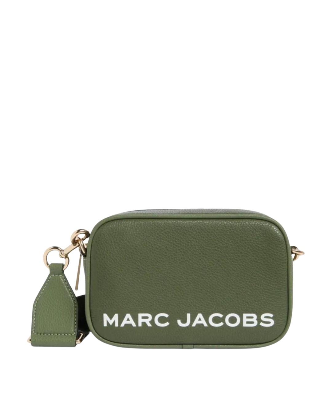 MARC JACOBS Хаки кожаная сумка через плечо, фото 1