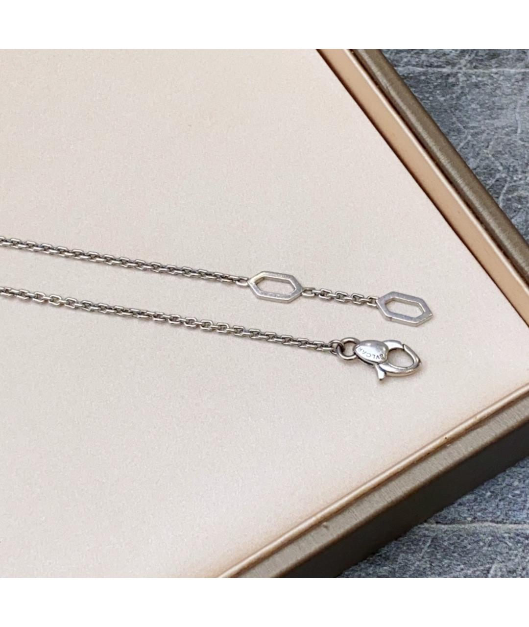 BVLGARI Серебряная подвеска из белого золота, фото 4