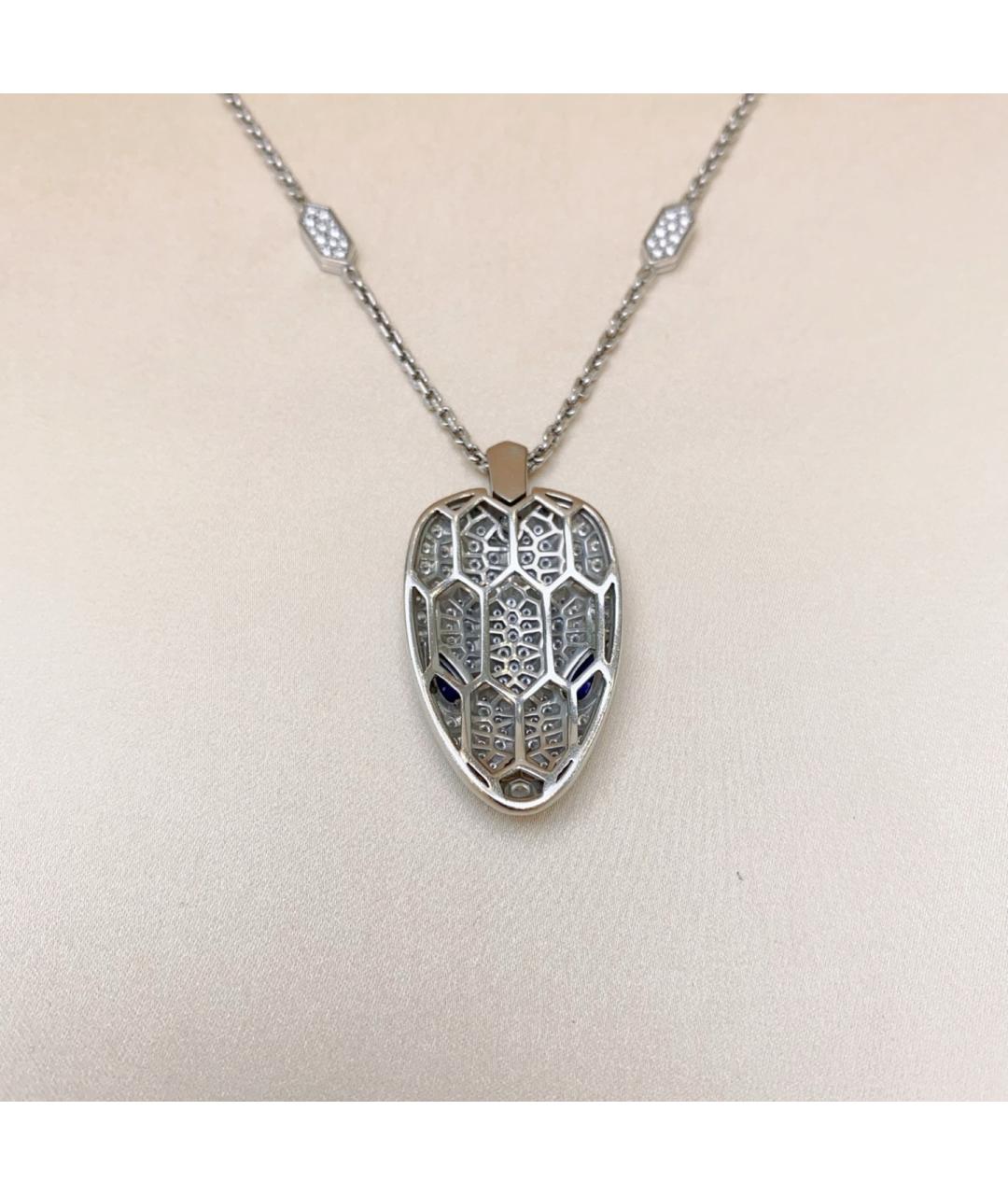 BVLGARI Серебряная подвеска из белого золота, фото 3