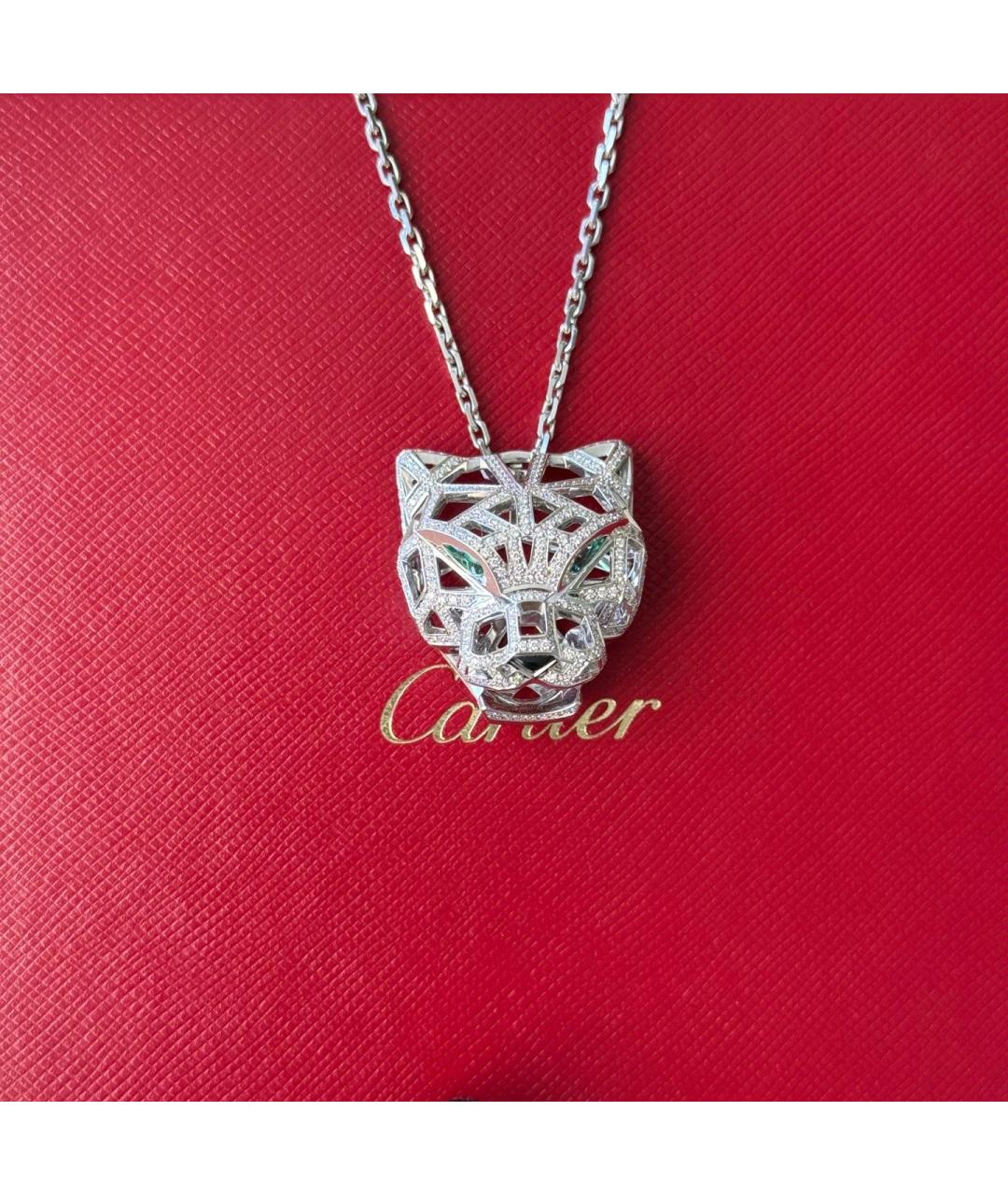 CARTIER Серебряная подвеска из белого золота, фото 5
