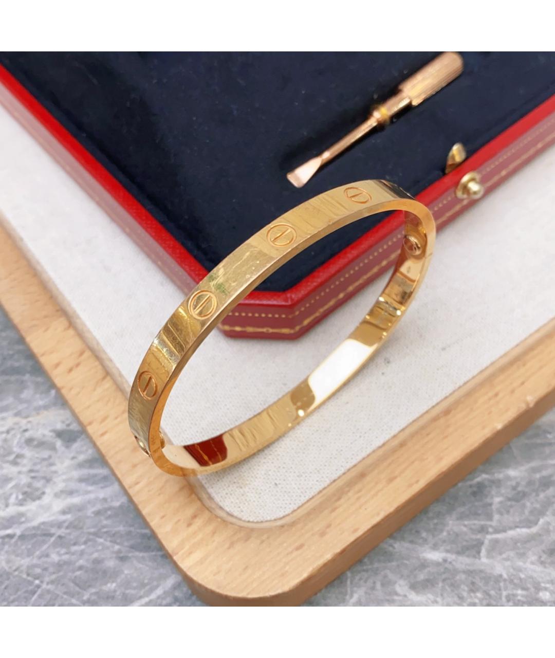 CARTIER Золотой браслет из розового золота, фото 3