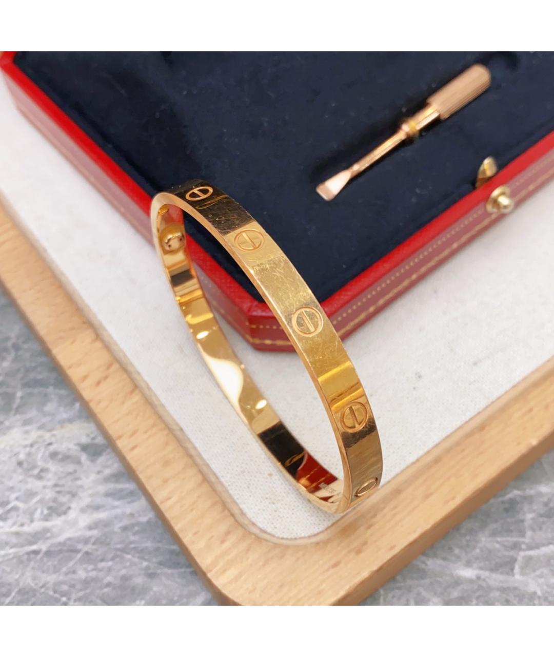 CARTIER Золотой браслет из розового золота, фото 4