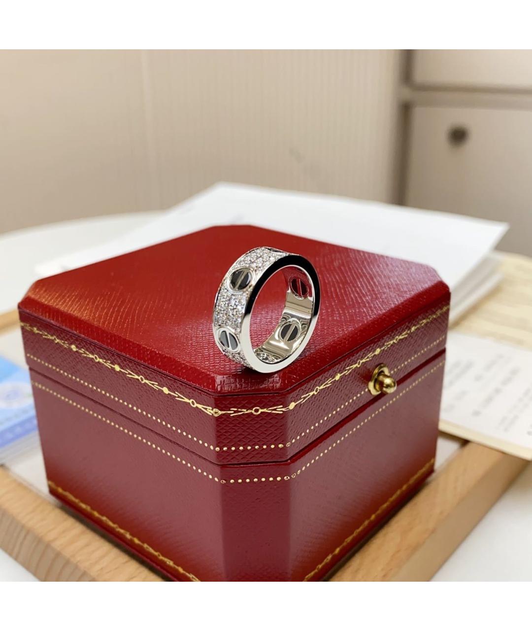 CARTIER Серебряное кольцо из белого золота, фото 3