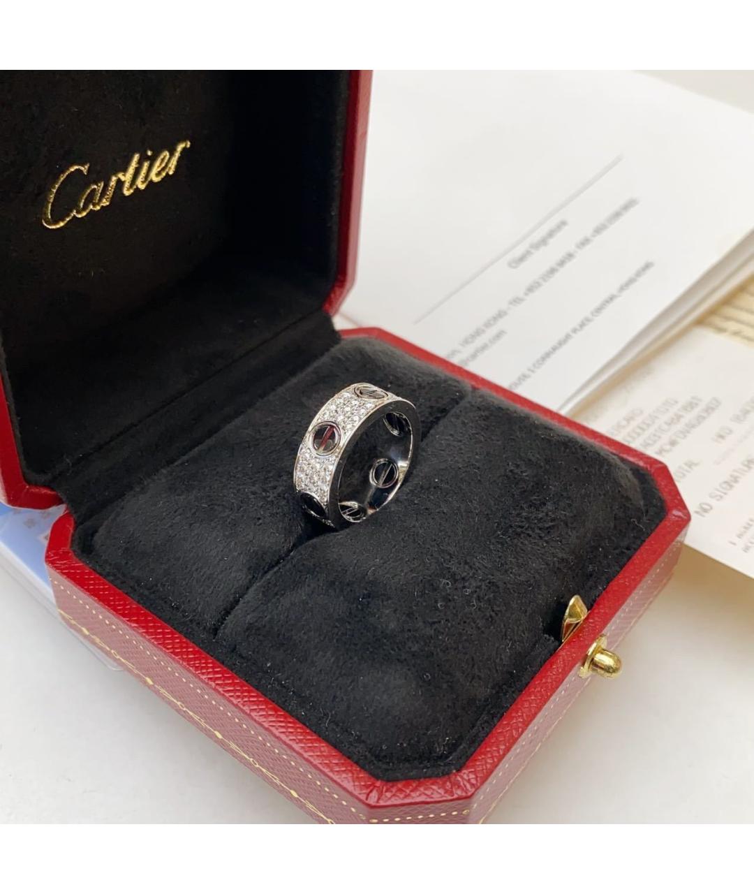 CARTIER Серебряное кольцо из белого золота, фото 2