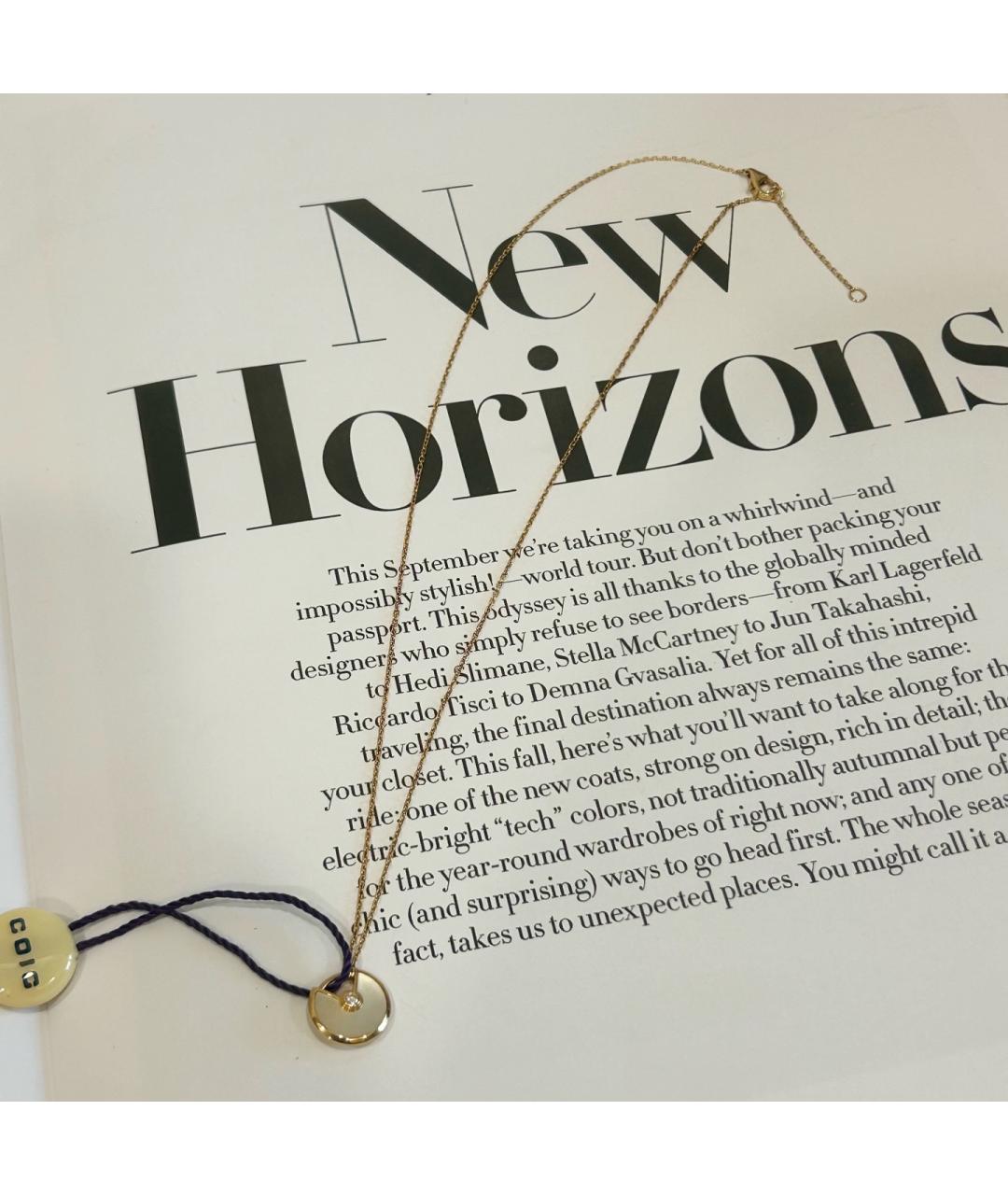 CARTIER Золотое колье из розового золота, фото 3