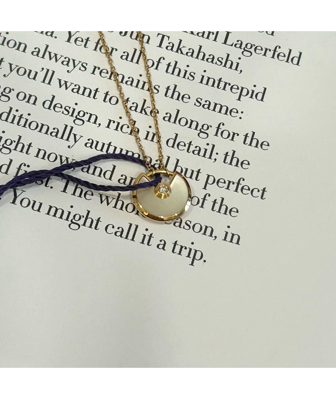 CARTIER Золотое колье из розового золота, фото 4