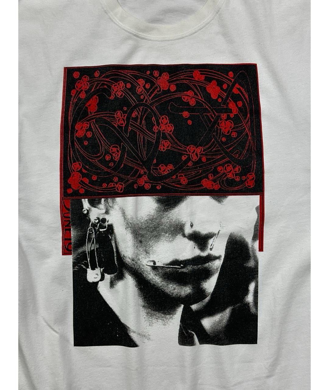 RAF SIMONS Белая хлопковая футболка, фото 2