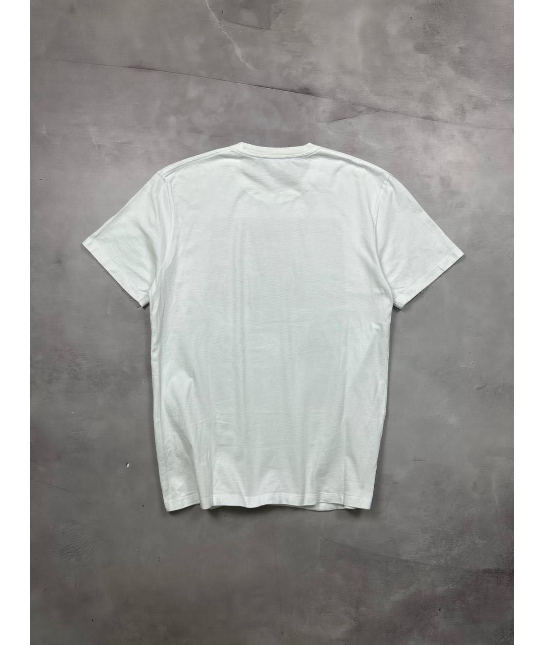 RAF SIMONS Белая хлопковая футболка, фото 3