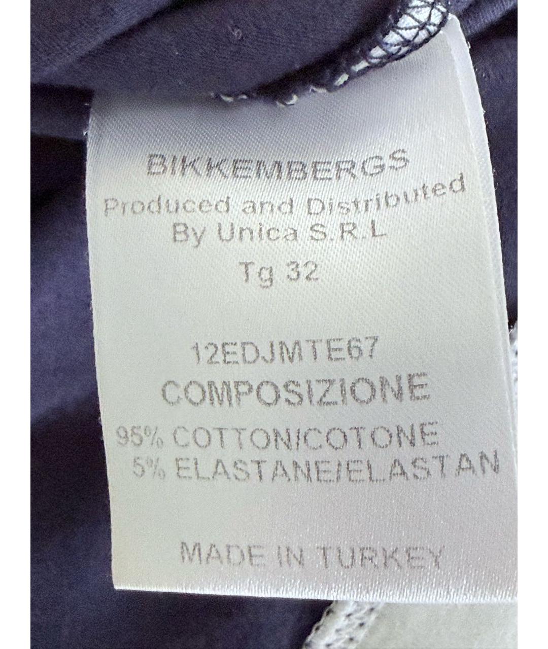 BIKKEMBERGS Мульти хлопковая детская футболка, фото 7