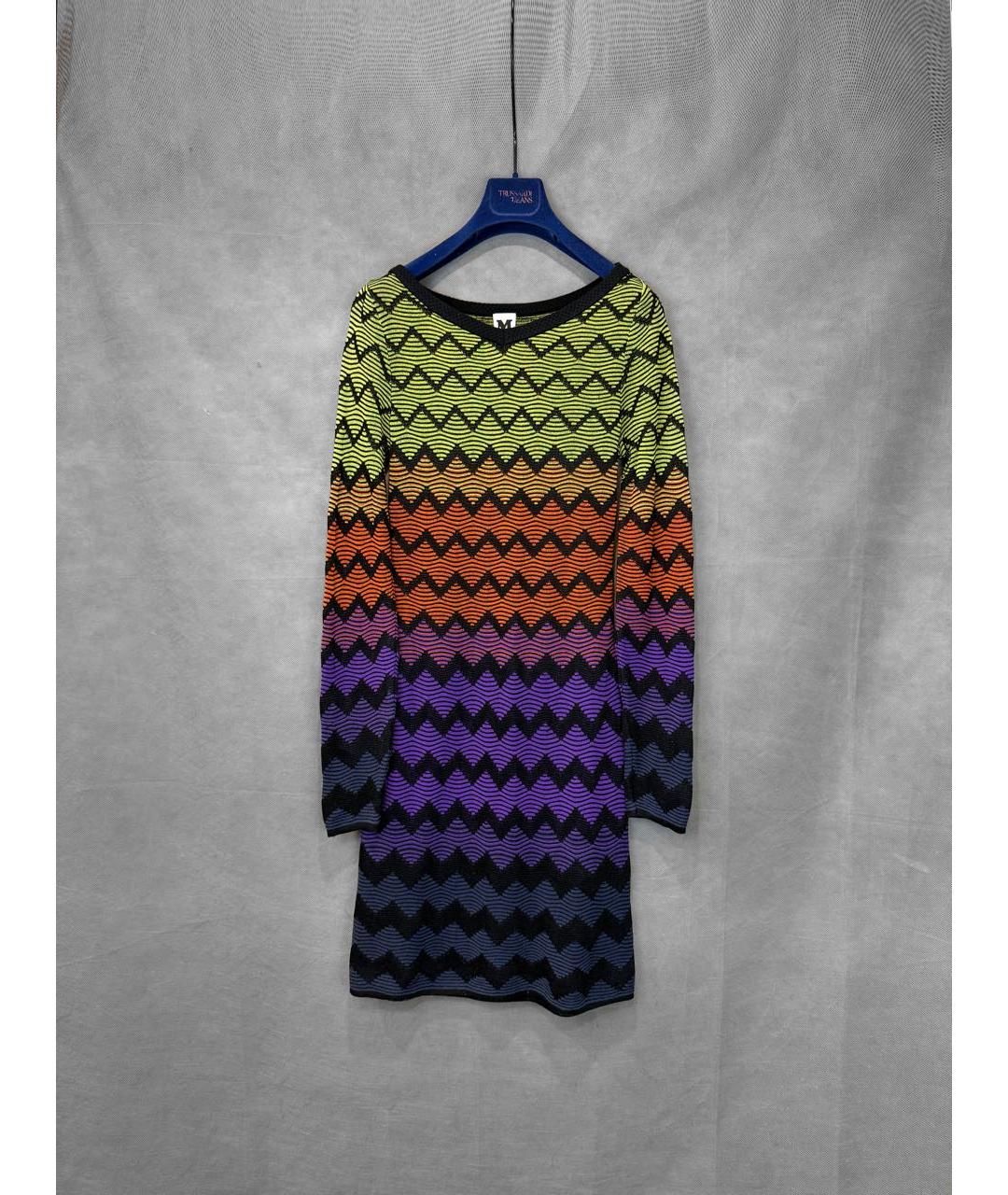 MISSONI Мульти хлопковое повседневное платье, фото 7