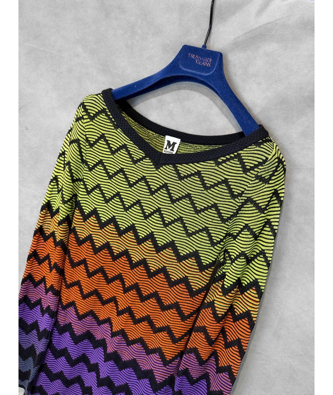 MISSONI Мульти хлопковое повседневное платье, фото 5