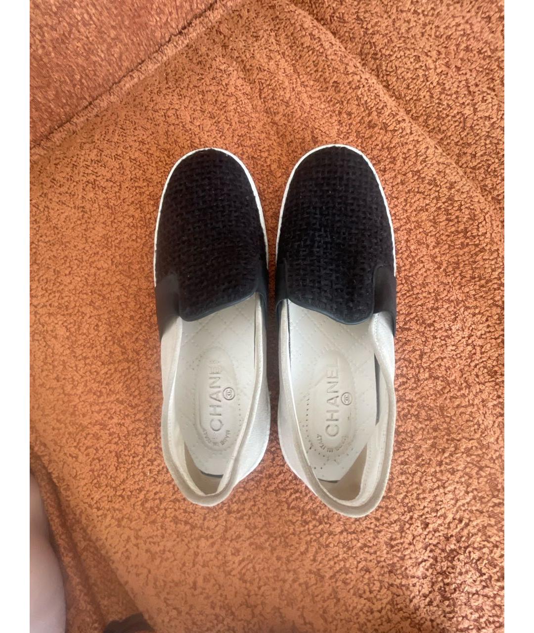 CHANEL Мульти кожаные слипоны, фото 3