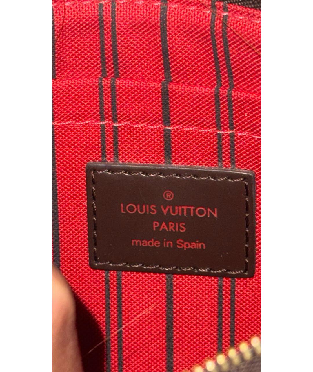 LOUIS VUITTON Коричневая сумка тоут, фото 5