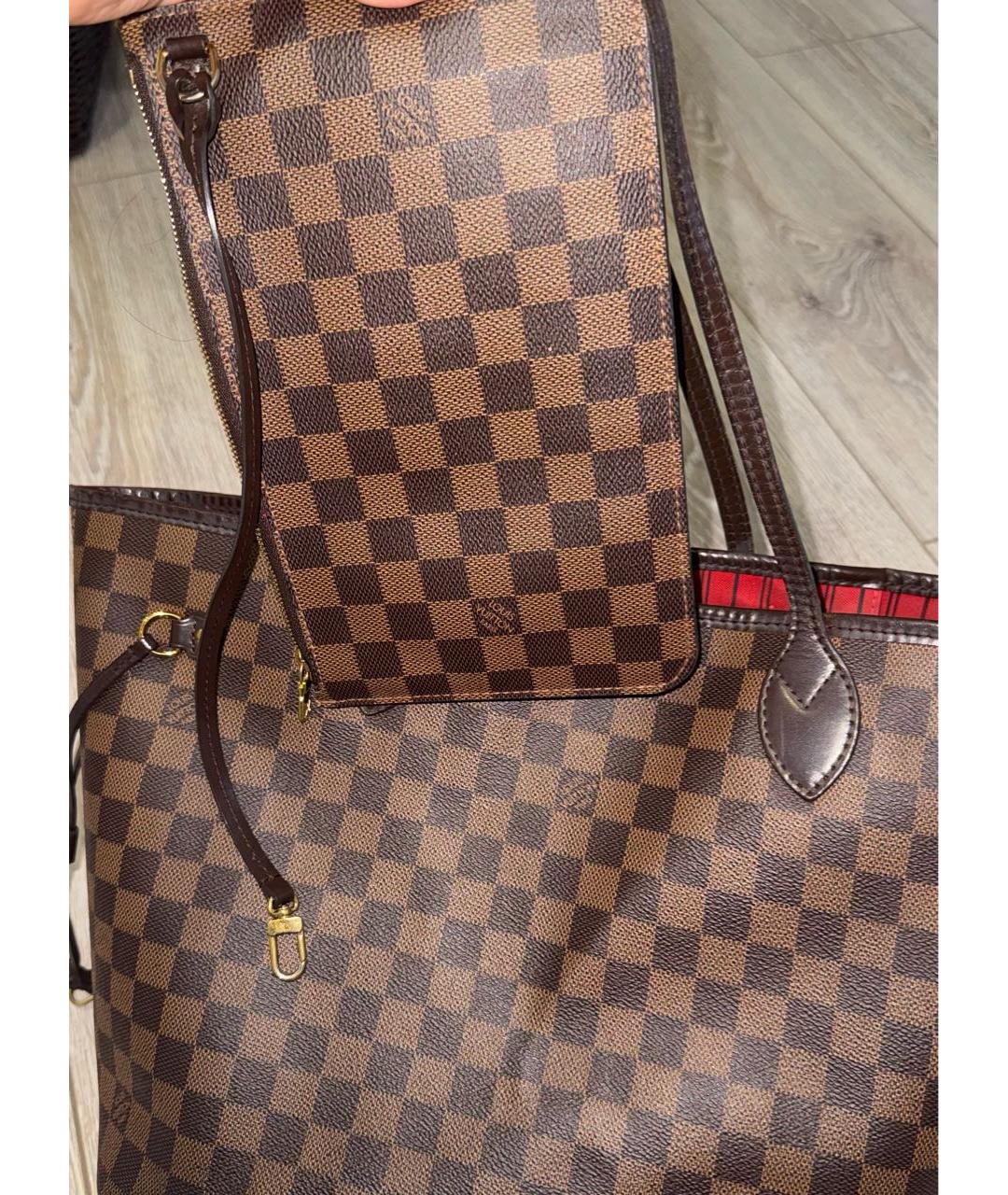 LOUIS VUITTON Коричневая сумка тоут, фото 2