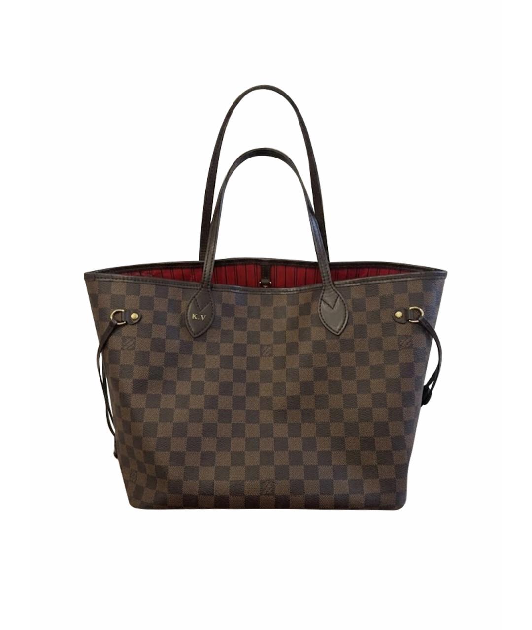 LOUIS VUITTON Коричневая сумка тоут, фото 1