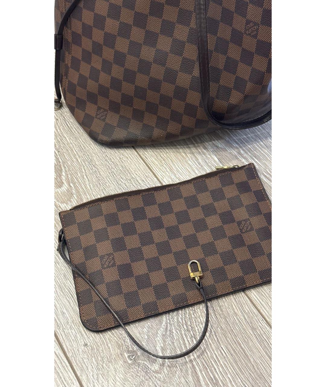 LOUIS VUITTON Коричневая сумка тоут, фото 6