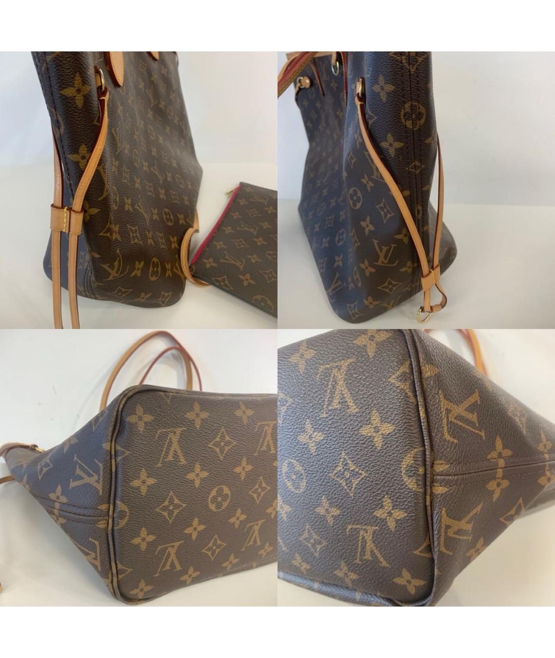 LOUIS VUITTON Коричневая сумка тоут, фото 3
