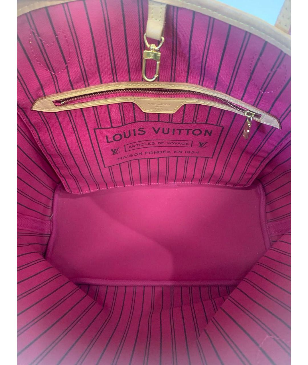 LOUIS VUITTON Коричневая сумка тоут, фото 6