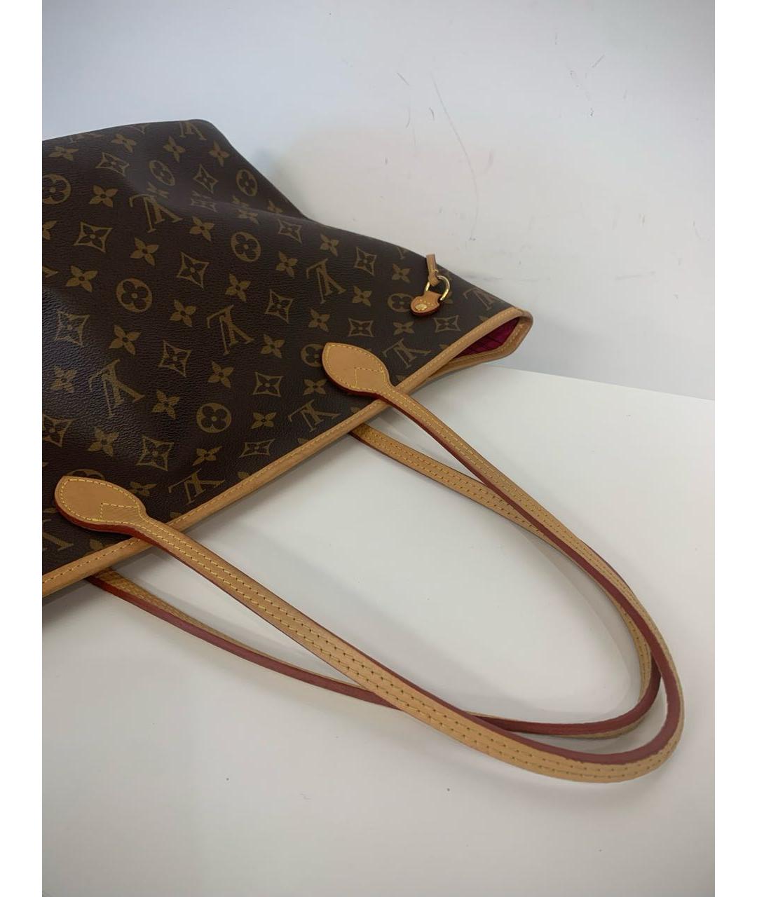 LOUIS VUITTON Коричневая сумка тоут, фото 8