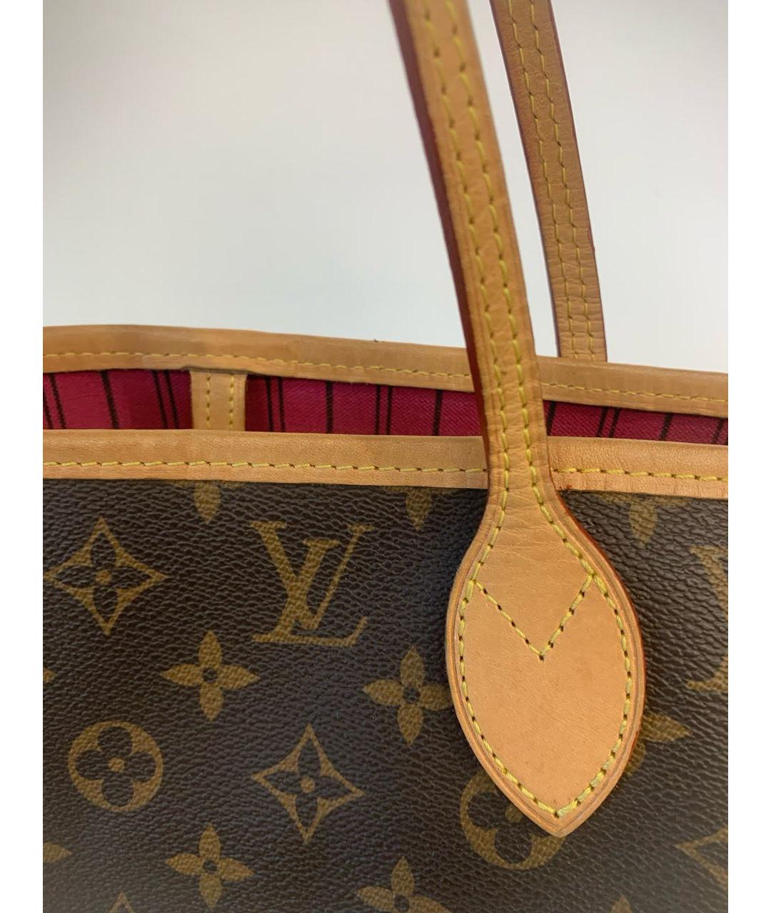 LOUIS VUITTON Коричневая сумка тоут, фото 4