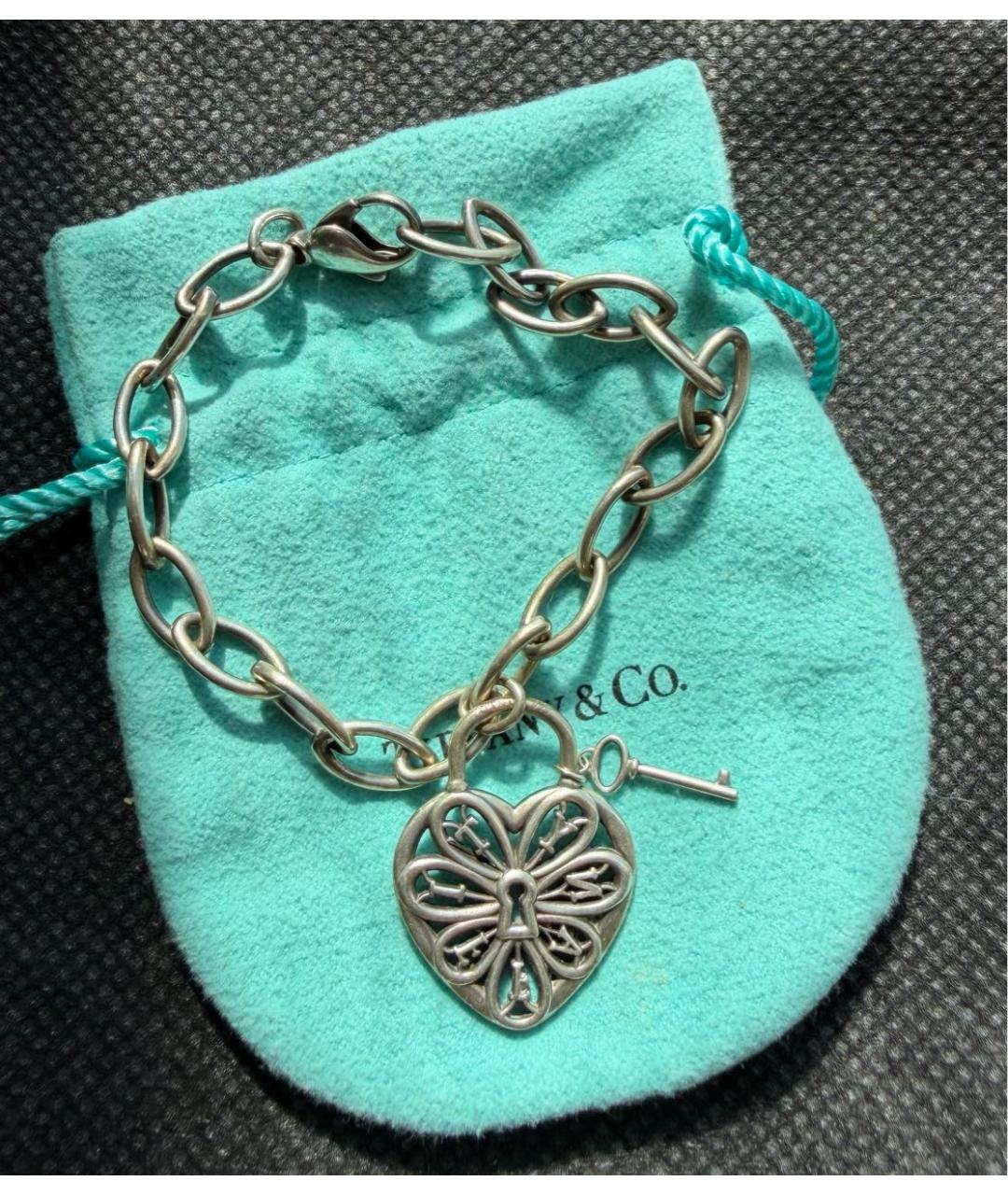 TIFFANY&CO Серебряный серебряный браслет, фото 4