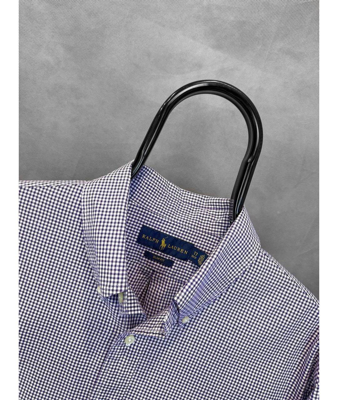 POLO RALPH LAUREN Фиолетовая хлопковая кэжуал рубашка, фото 3