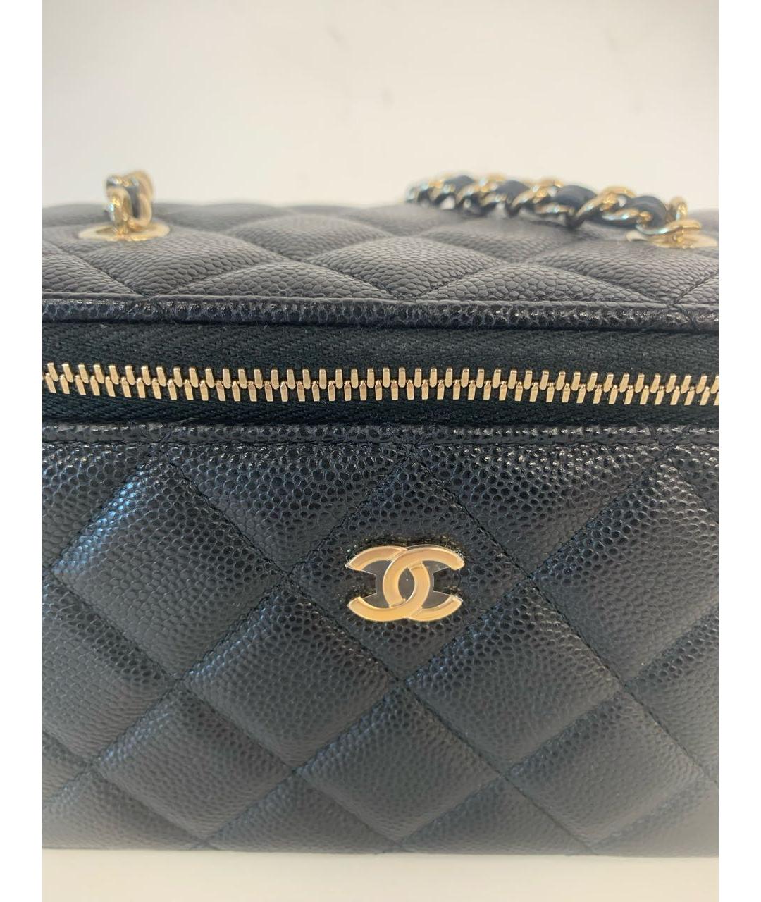 CHANEL Черная кожаная сумка через плечо, фото 4