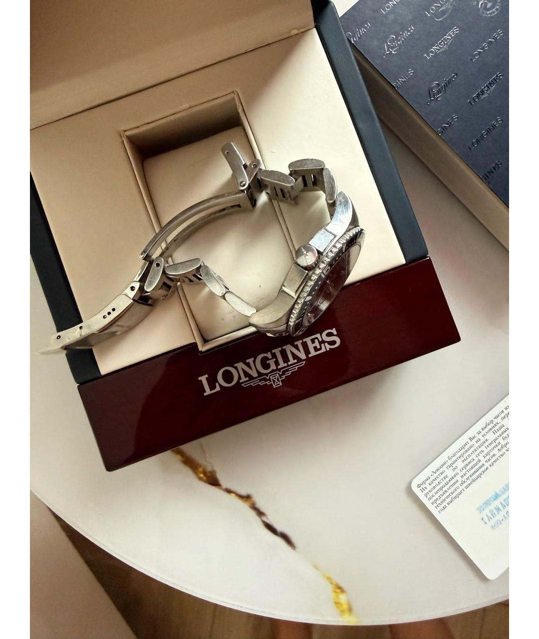 LONGINES Серебряные металлические часы, фото 6