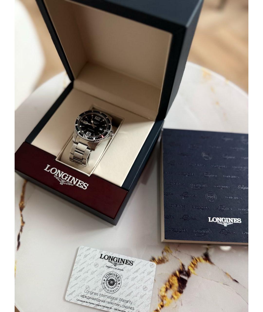 LONGINES Серебряные металлические часы, фото 7