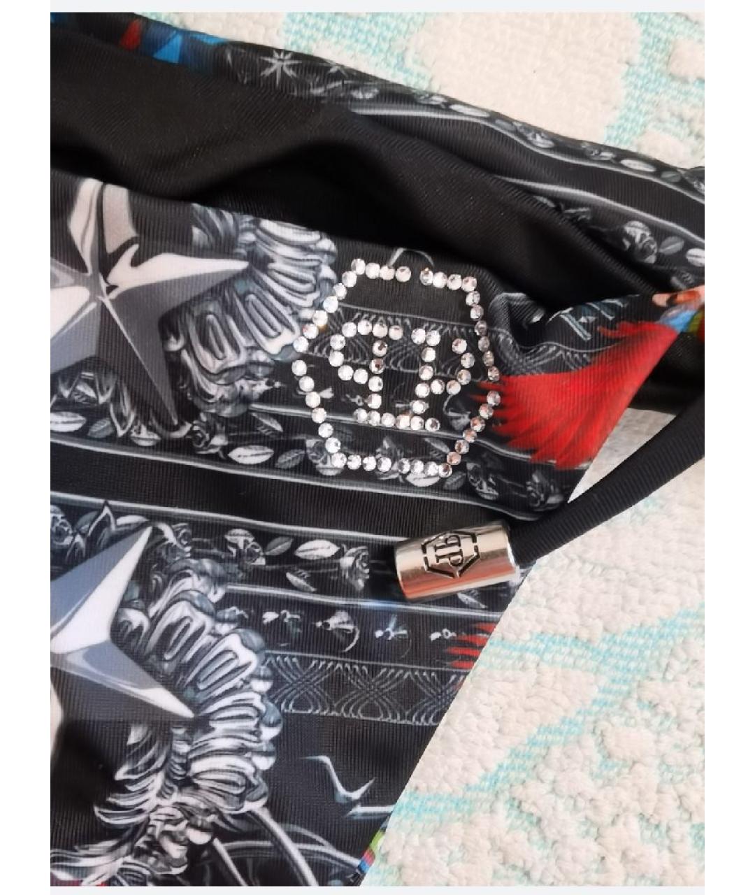 PHILIPP PLEIN Мульти полиэстеровый купальник, фото 3