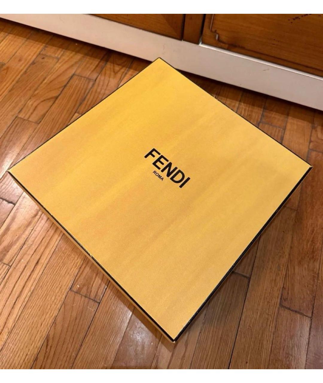 FENDI Мульти кожаные ботфорты, фото 6