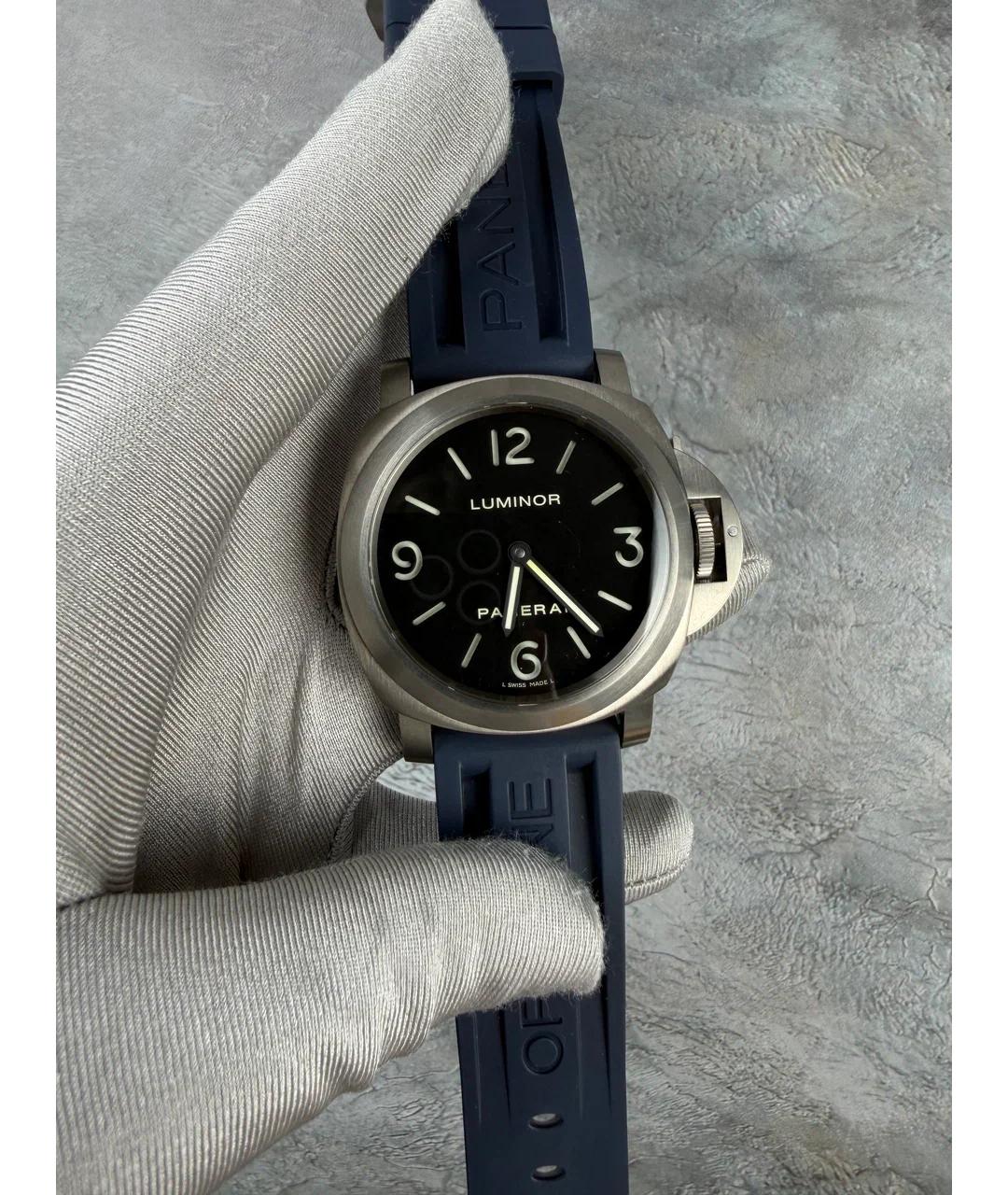 PANERAI Синие металлические часы, фото 2