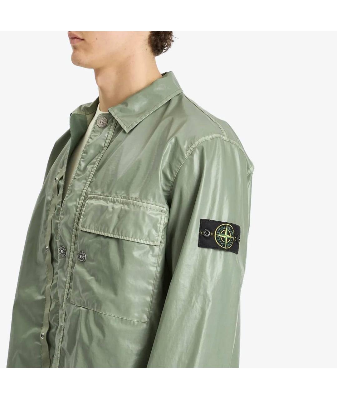 STONE ISLAND Зеленая куртка, фото 6