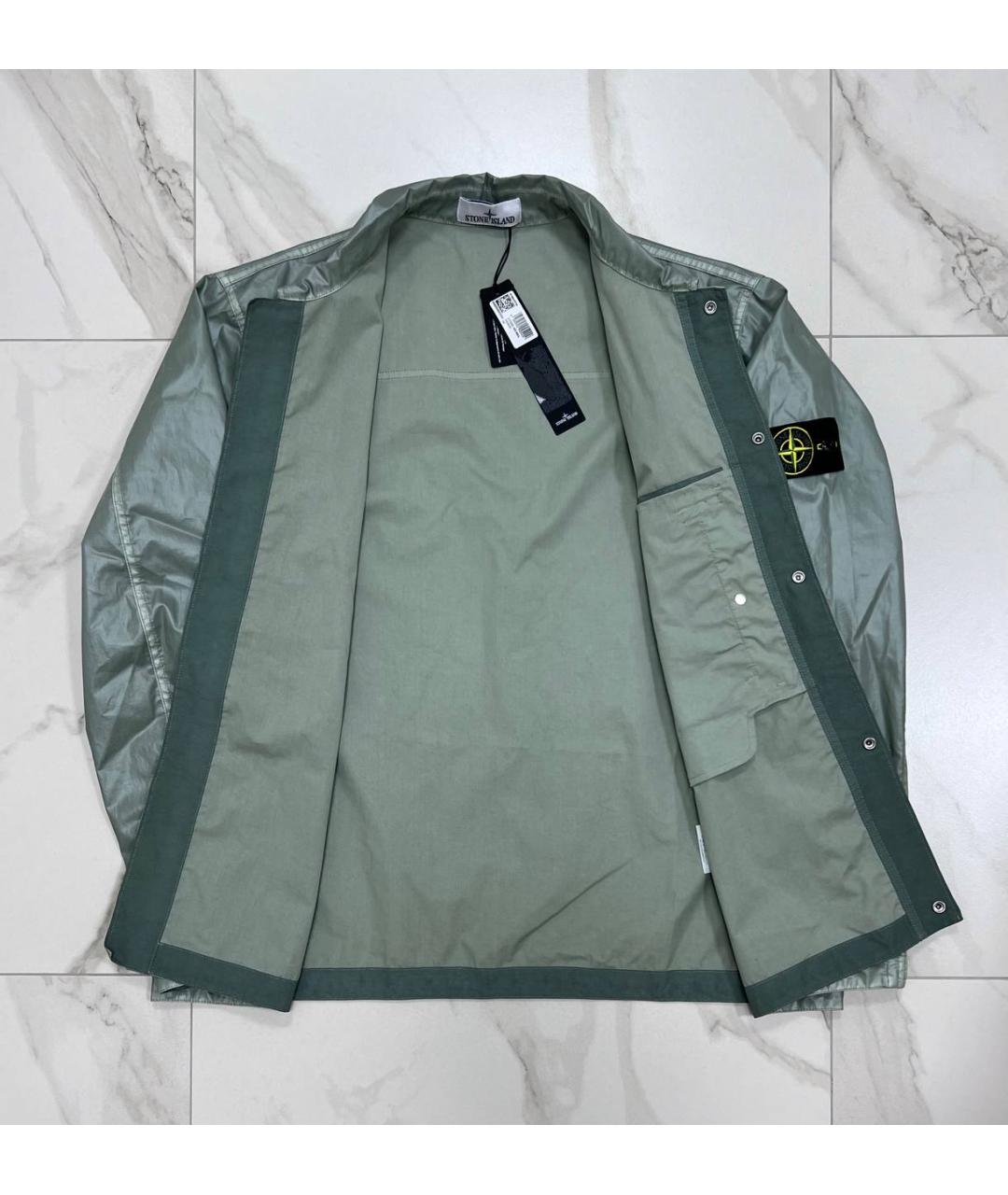 STONE ISLAND Зеленая куртка, фото 3