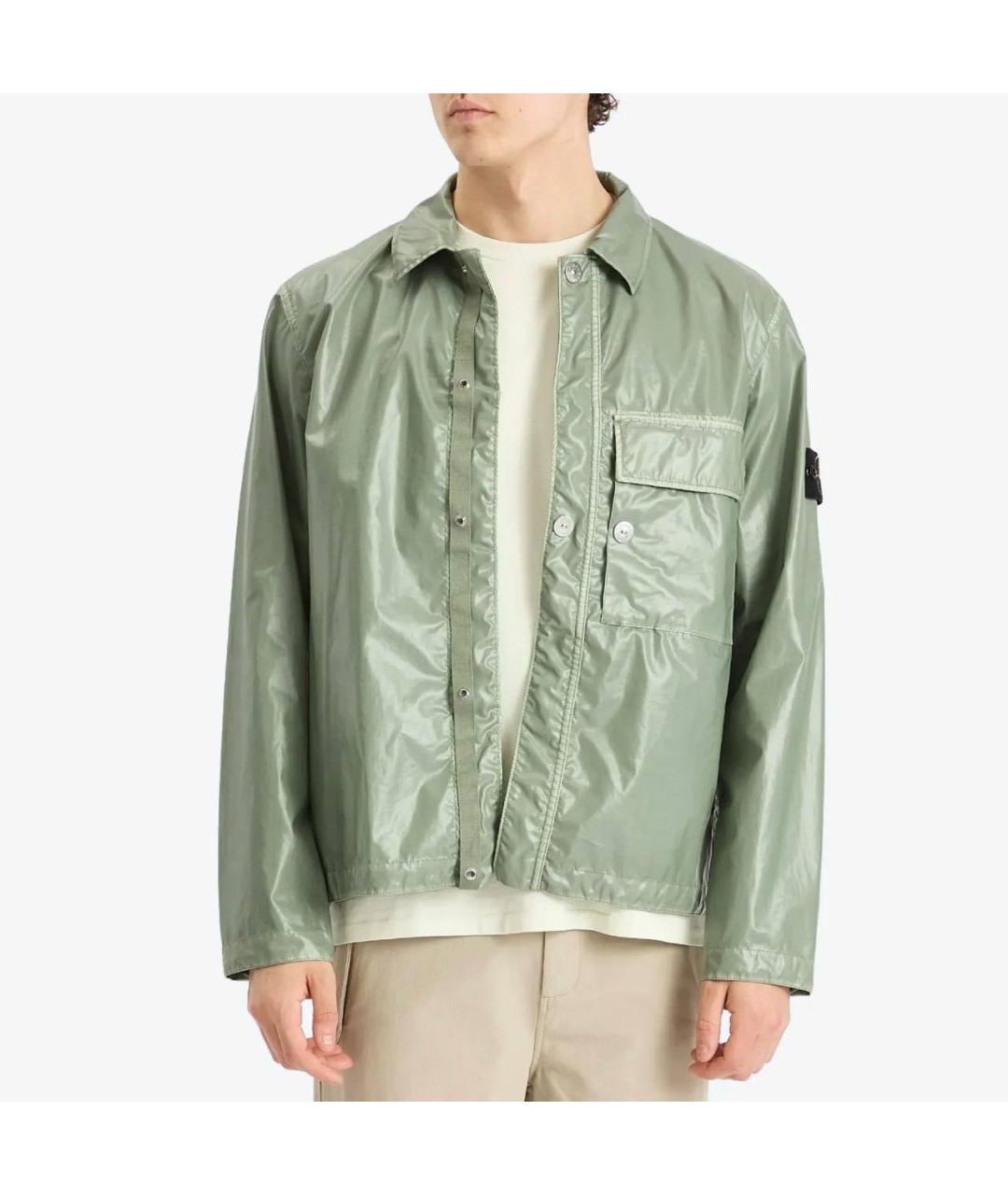 STONE ISLAND Зеленая куртка, фото 5