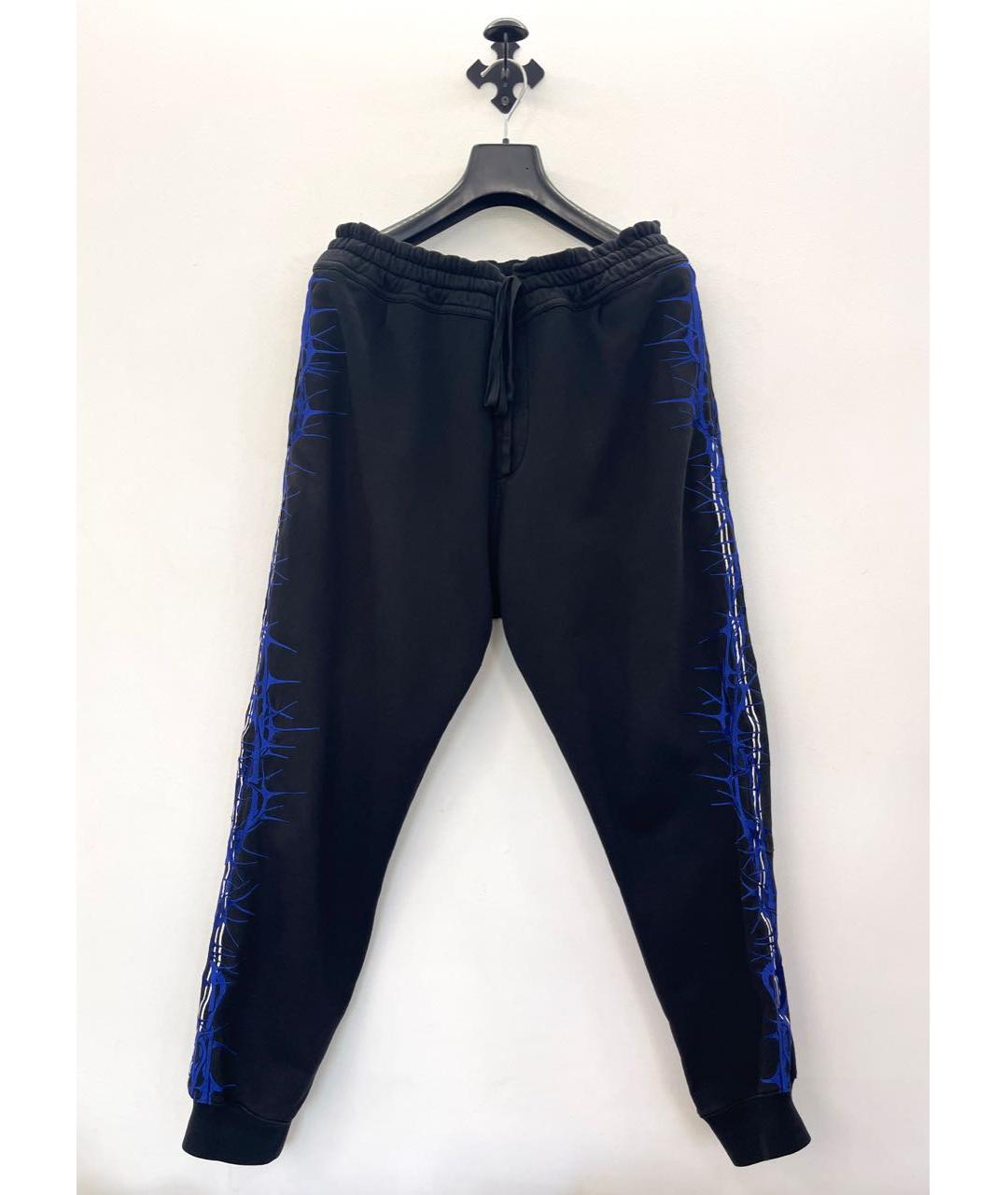 HAIDER ACKERMANN Черные хлопковые повседневные брюки, фото 2