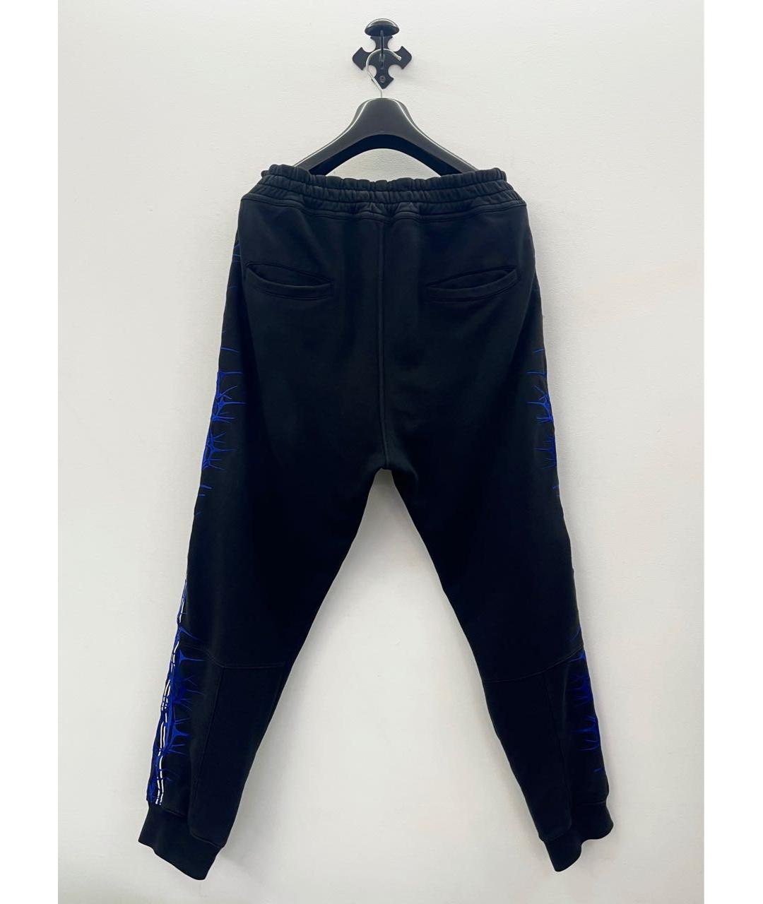 HAIDER ACKERMANN Черные хлопковые повседневные брюки, фото 3