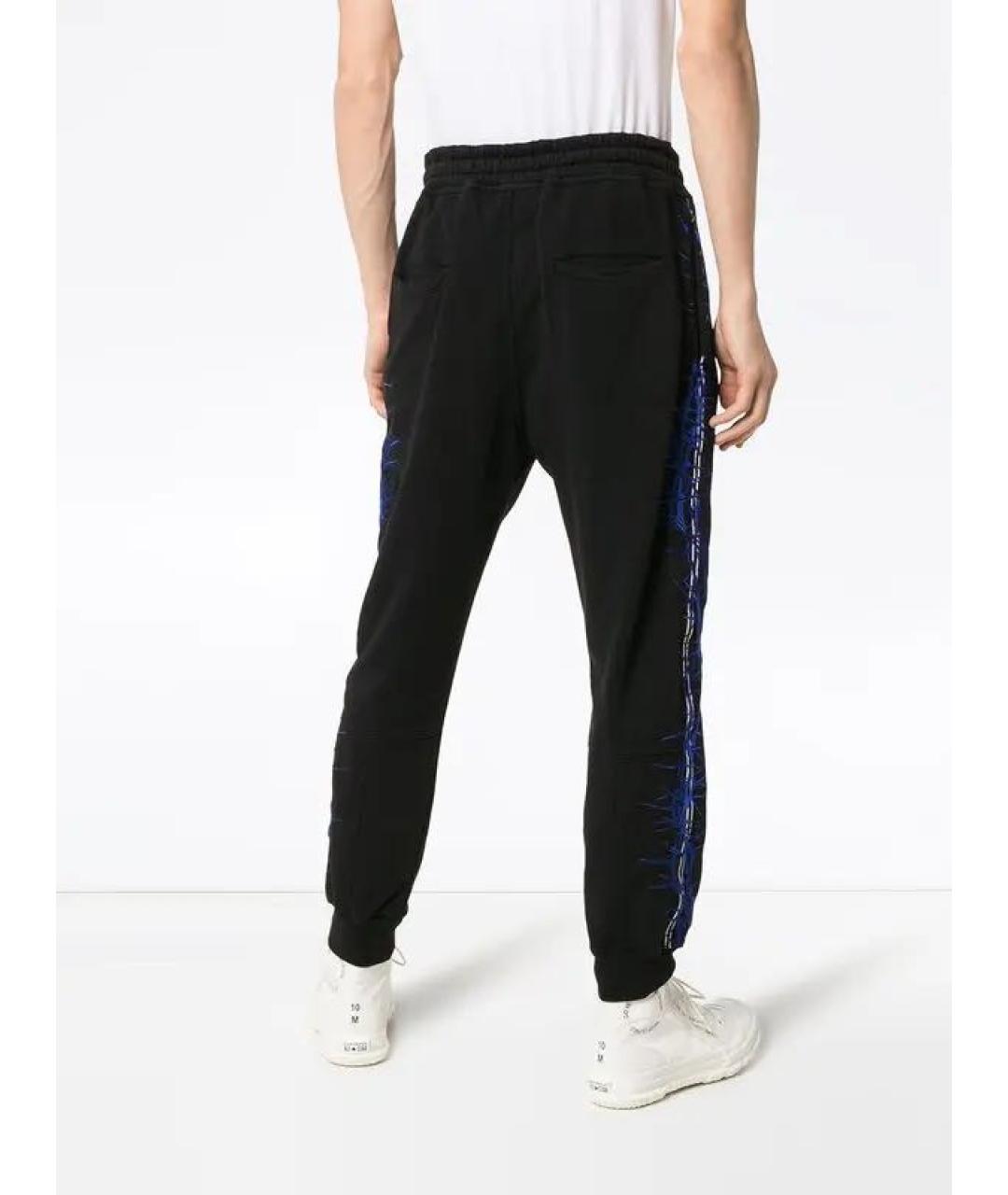 HAIDER ACKERMANN Черные хлопковые повседневные брюки, фото 7