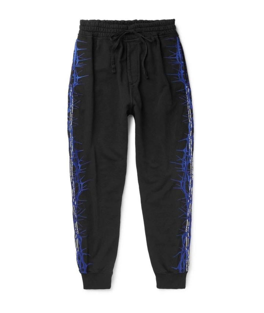 HAIDER ACKERMANN Черные хлопковые повседневные брюки, фото 9