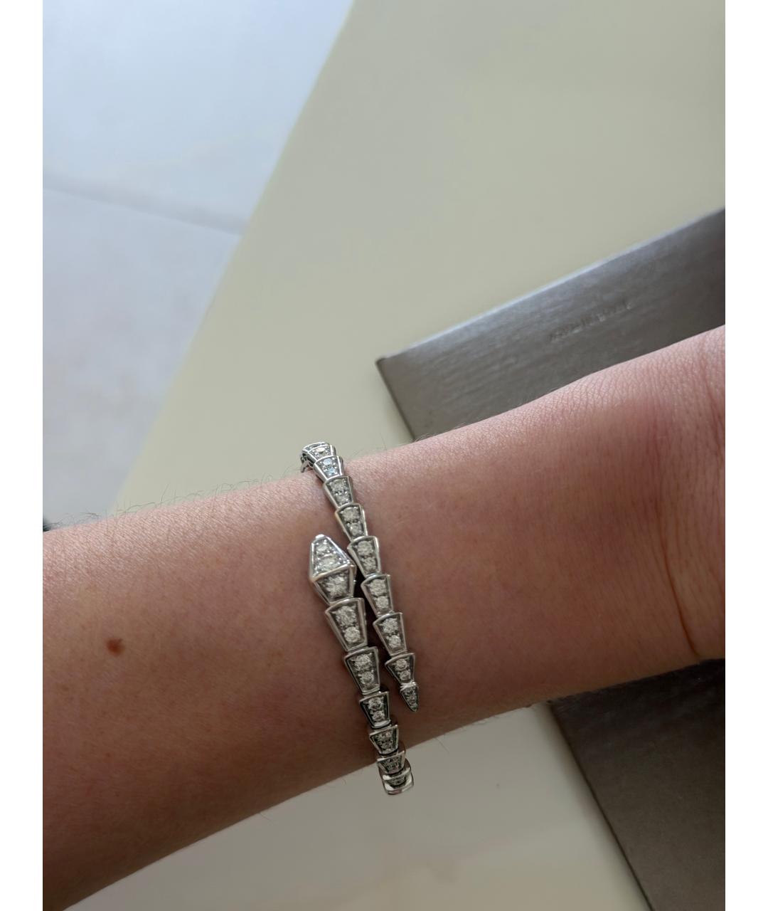 BVLGARI Белый браслет из белого золота, фото 3