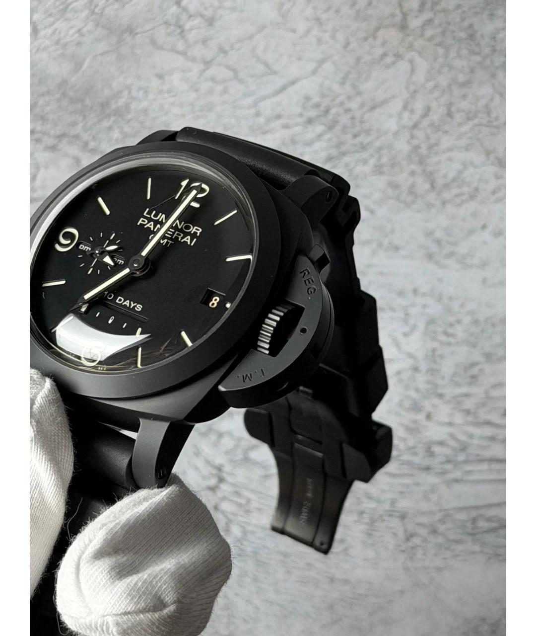 PANERAI Черные керамические часы, фото 3
