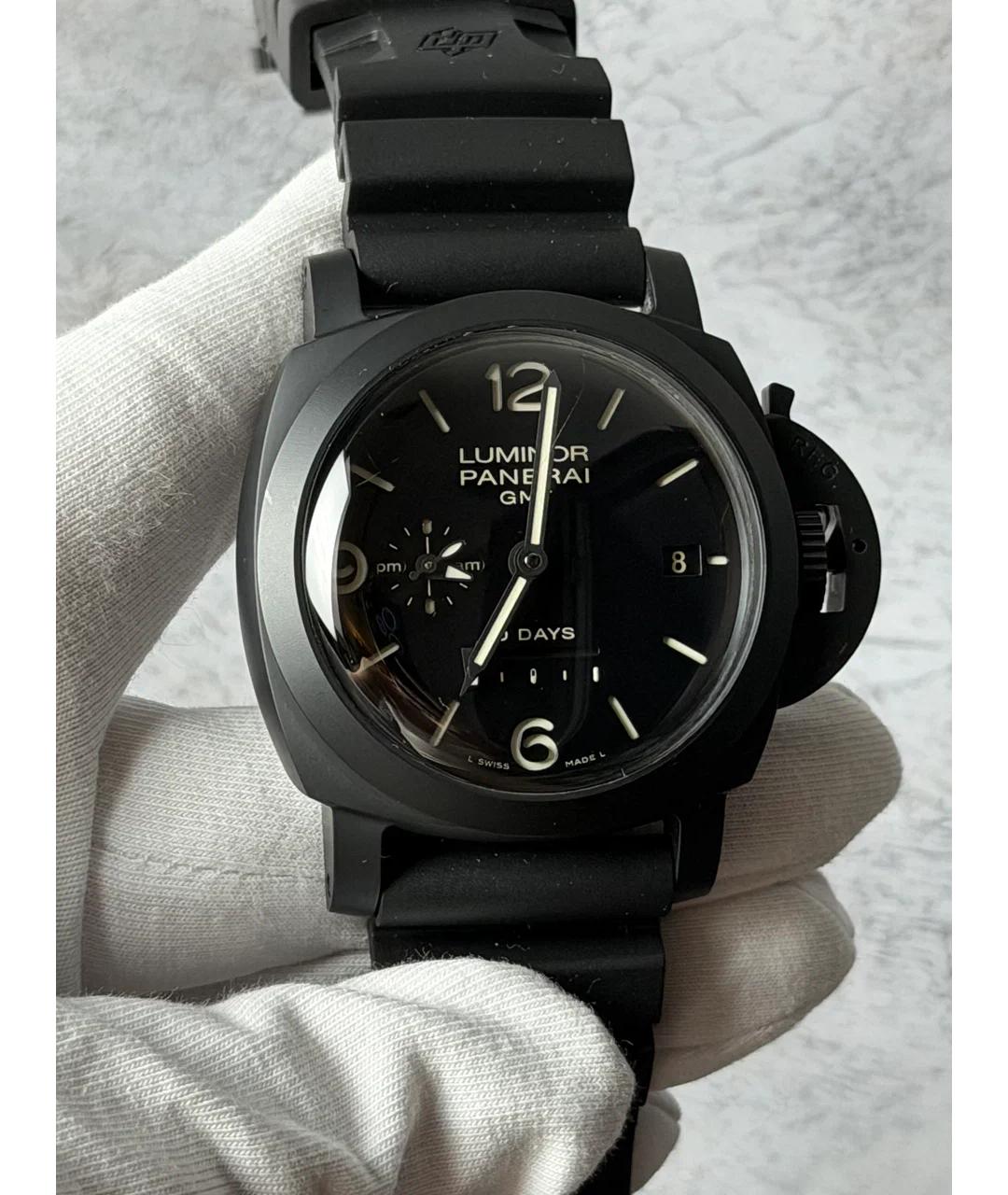 PANERAI Черные керамические часы, фото 2