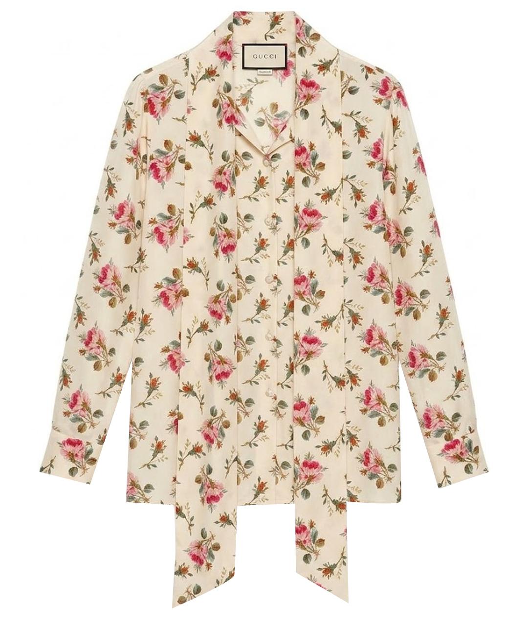 GUCCI Шелковая блузы, фото 1