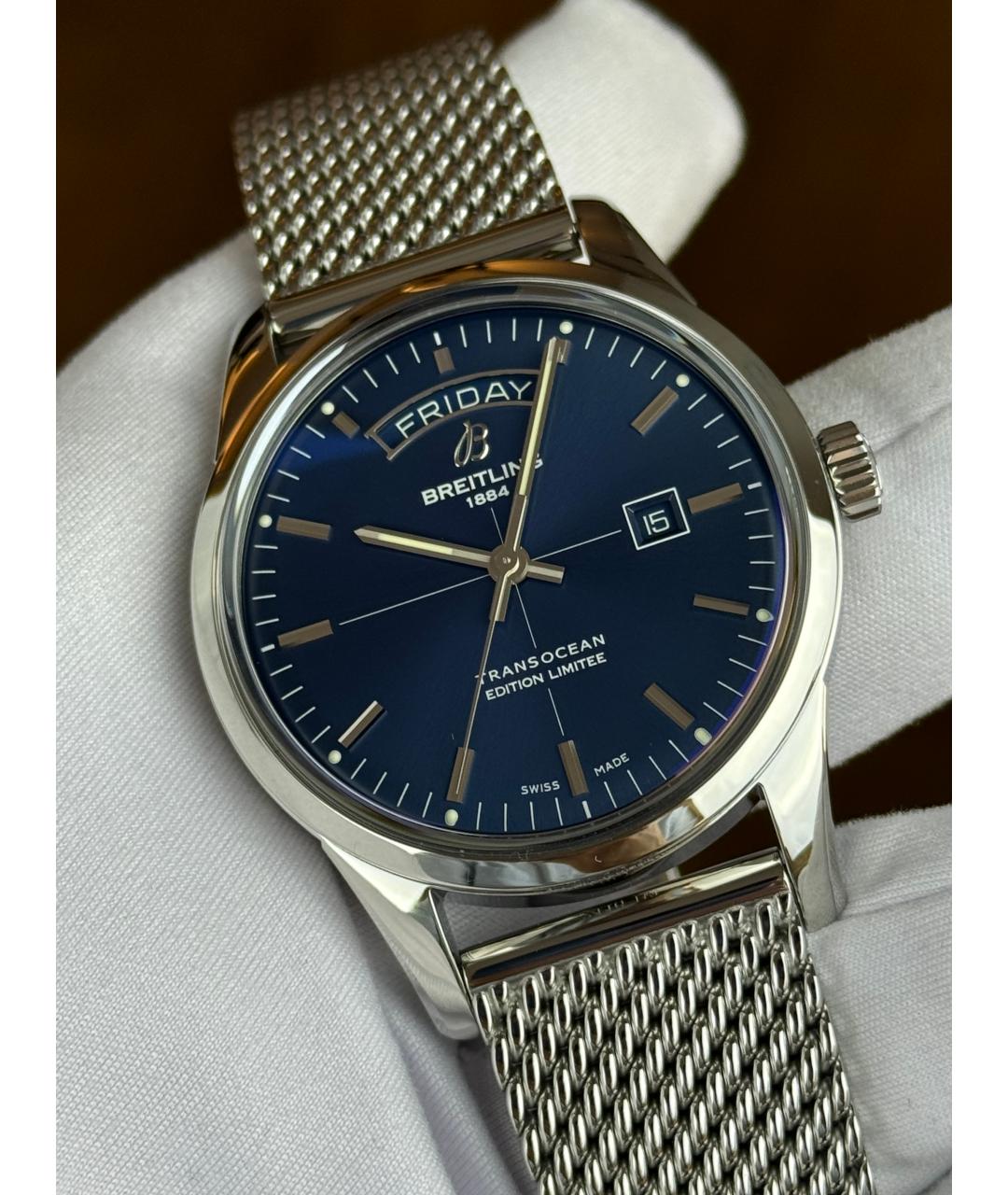 BREITLING Темно-синие часы, фото 3
