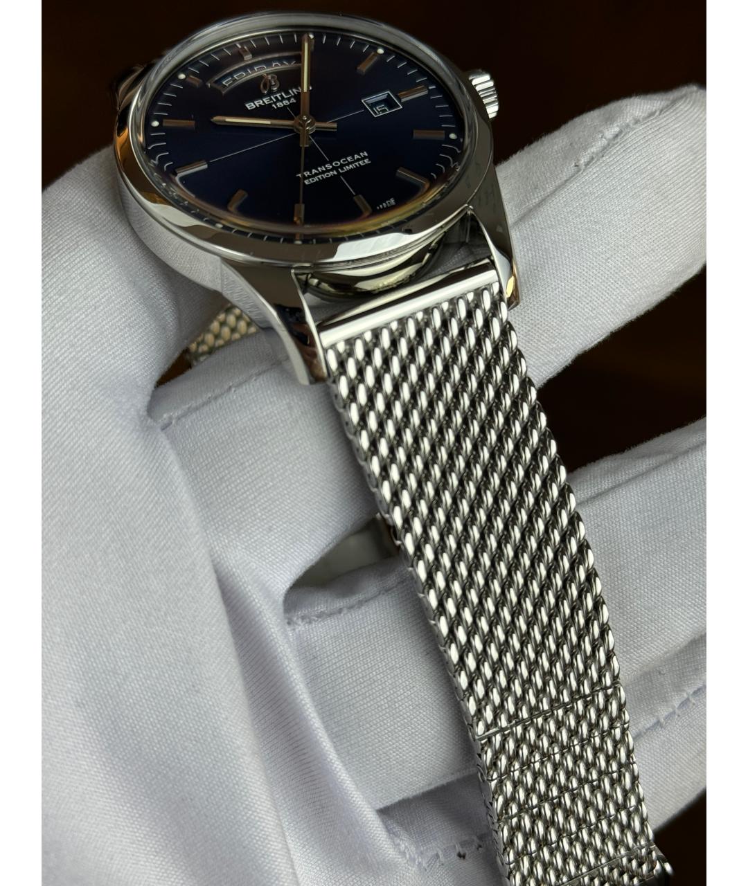 BREITLING Темно-синие часы, фото 5
