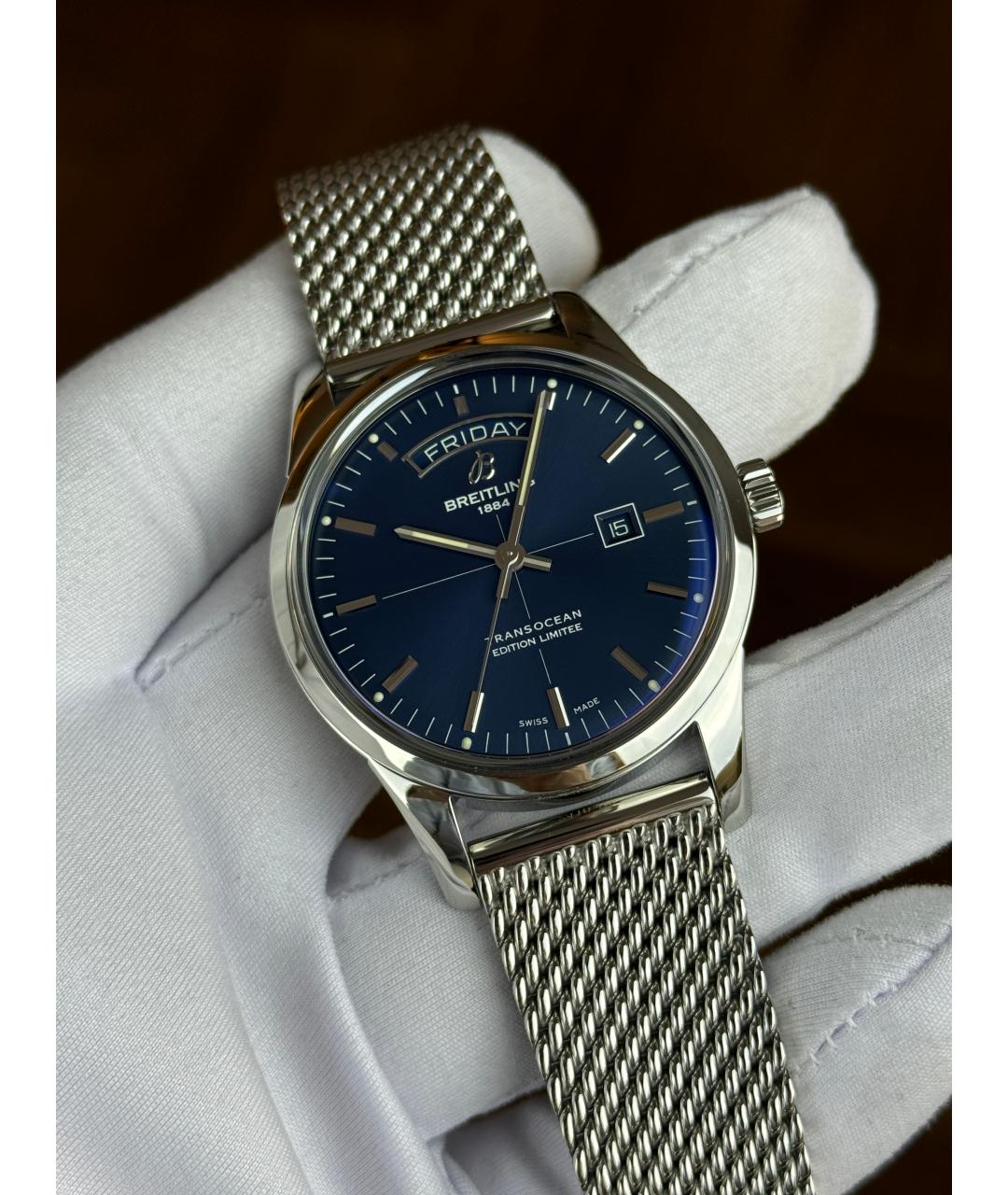 BREITLING Темно-синие часы, фото 2