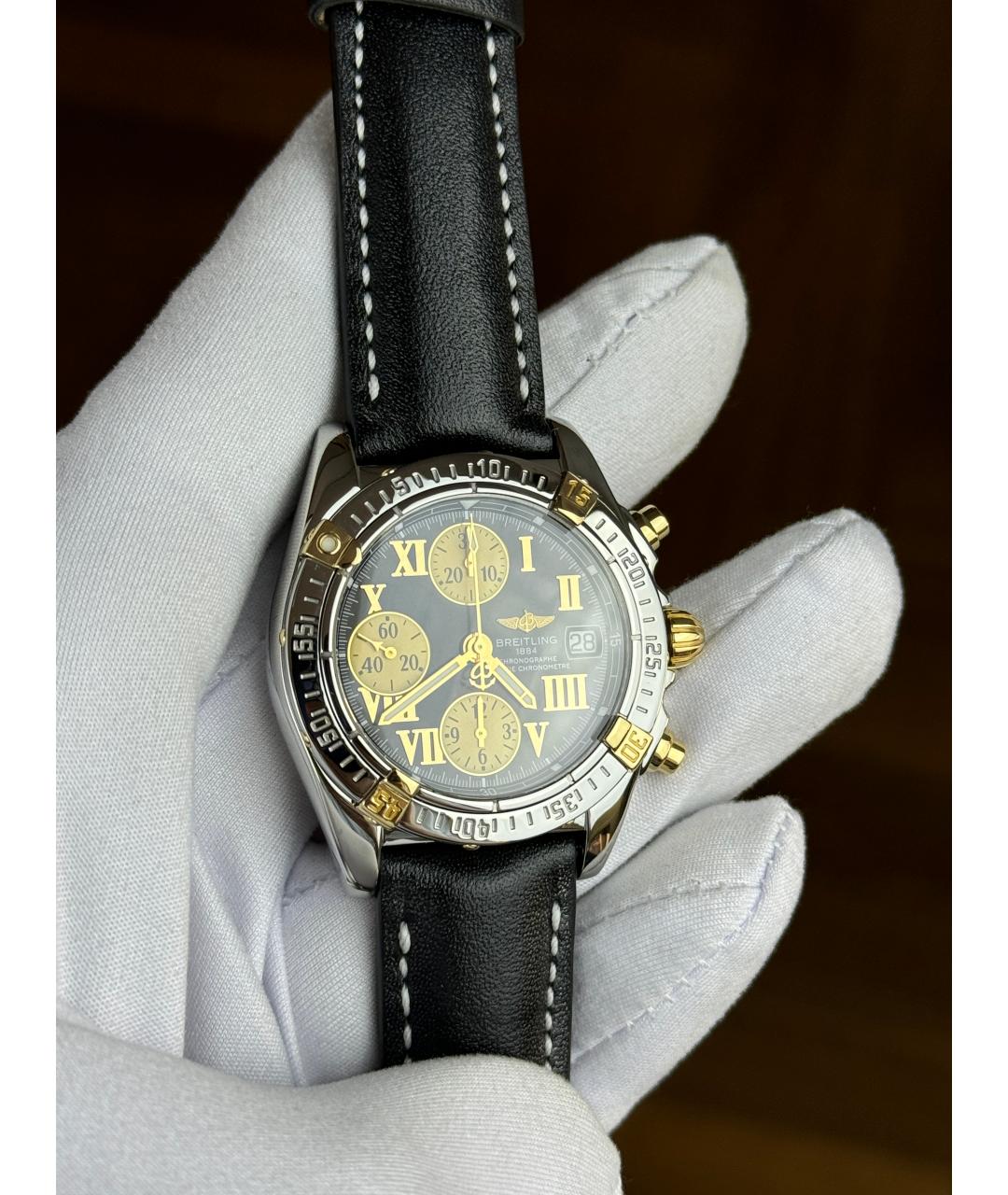 BREITLING Черные часы, фото 3