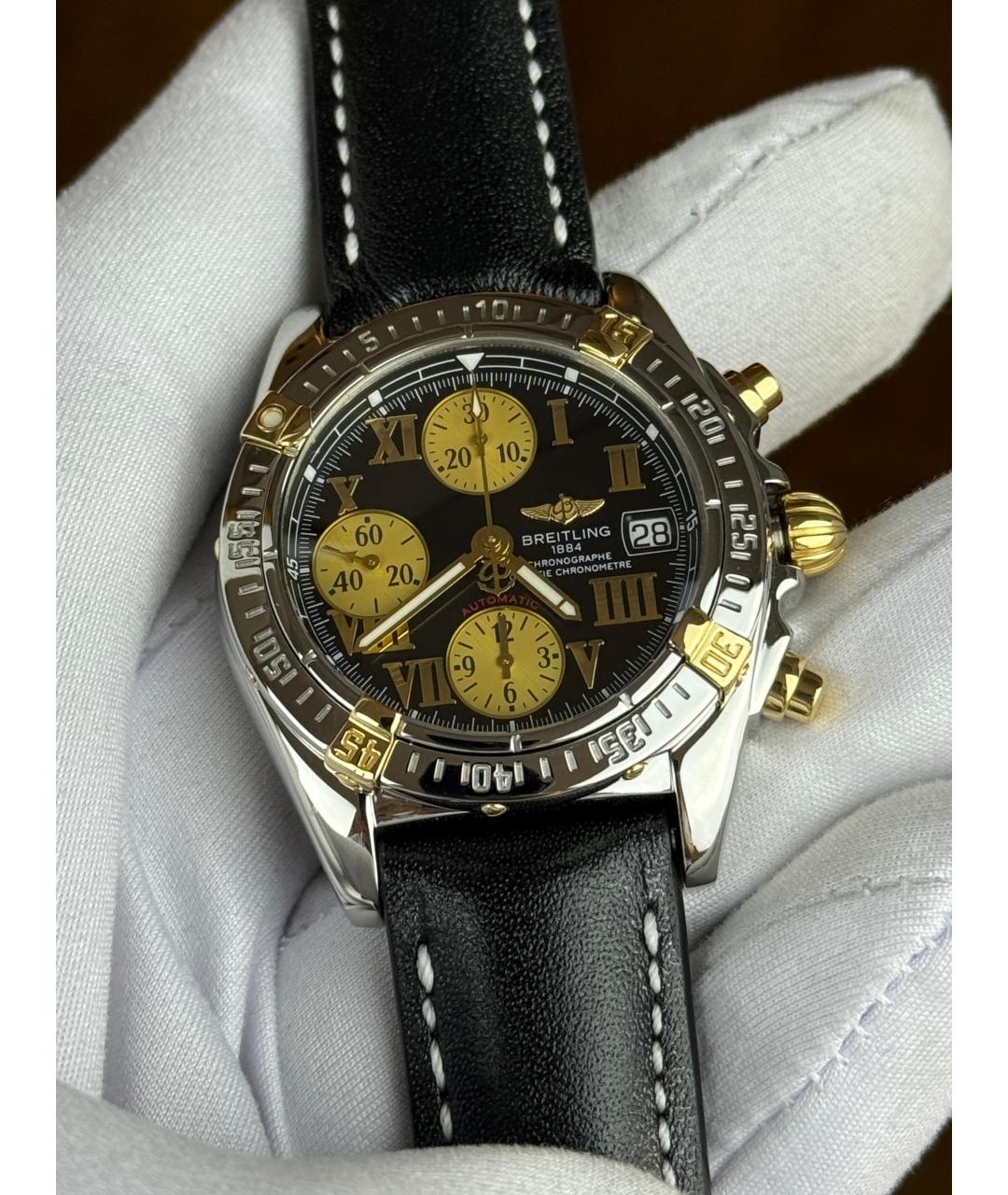 BREITLING Черные часы, фото 2