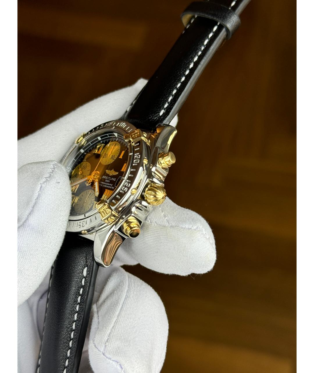 BREITLING Черные часы, фото 4